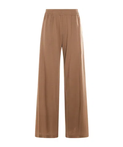 Fabiana Filippi Wide Leg Trousers In Brown