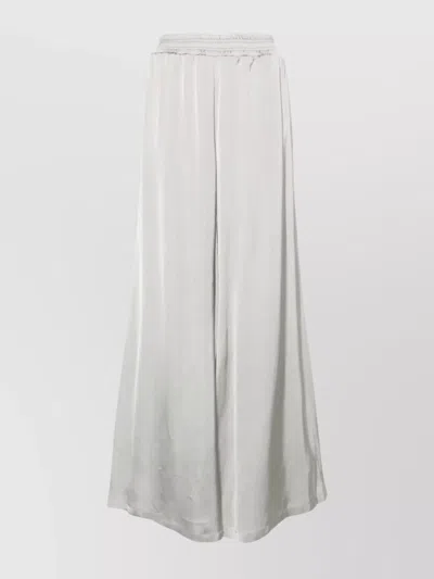Fabiana Filippi Wide-leg Trousers For Any Occasion In White