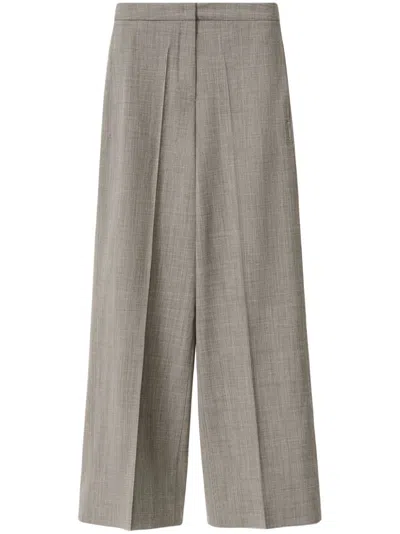 Fabiana Filippi Wide-leg Trousers In Grey