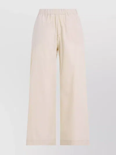 Fabiana Filippi Wide Leg Trousers In Tech Fabric In Grey