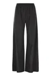 Fabiana Filippi Wide-leg Trousers In Virgin Wool In Gray