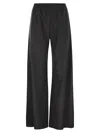 Fabiana Filippi Wide-leg Trousers With Elegant Draping In Gray