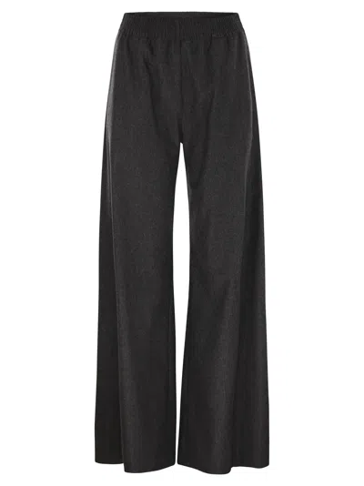 FABIANA FILIPPI FABIANA FILIPPI WIDE LEG TROUSERS IN VIRGIN WOOL