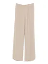 Fabiana Filippi Beige Wide-leg Trousers In Neutral