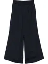 Fabiana Filippi Navy Blue Wide-leg Trousers
