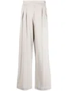 Fabiana Filippi Wool Trousers In White