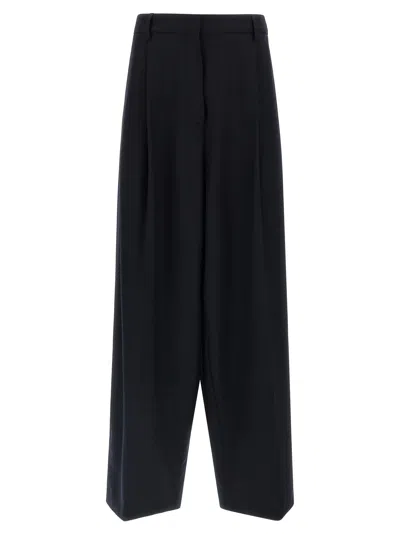 Fabiana Filippi Wide Range Of Trousers In Blue