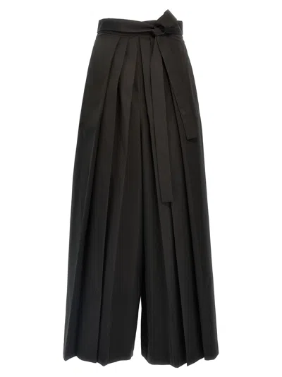 Fabiana Filippi Wide Range Of Trousers Pants In Black