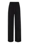 Fabiana Filippi Wide Trousers In Organic Cotton And Lurex