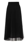 Fabiana Filippi Wide Tulle Skirt In Black