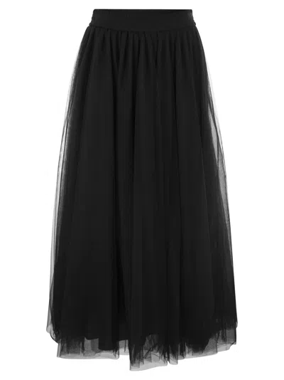 FABIANA FILIPPI WIDE TULLE SKIRT