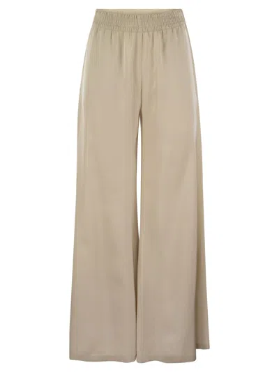 FABIANA FILIPPI FABIANA FILIPPI WIDE VISCOSE JOGGING TROUSERS