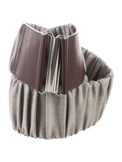 Pre-owned Fabiana Filippi Wide Waist Belt In Multi