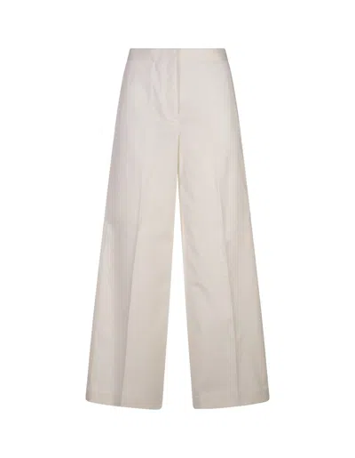 Fabiana Filippi Wide-leg Tailored Trousers In White