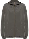 Fabiana Filippi Windbreaker Jacket In Grey
