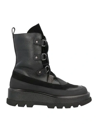 Fabiana Filippi Woman Ankle Boots Black Size 6 Leather