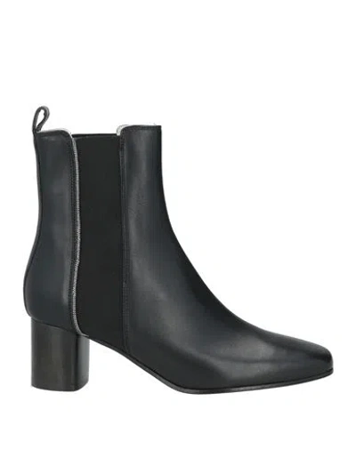 Fabiana Filippi Woman Ankle Boots Black Size 8 Leather