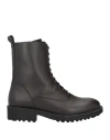 Fabiana Filippi Woman Ankle Boots Dark Brown Size 8 Leather