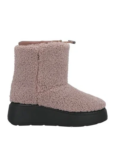 Fabiana Filippi Woman Ankle Boots Dove Grey Size 7 Polyester