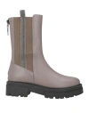 Fabiana Filippi Woman Ankle Boots Mauve Size 11 Soft Leather In Gray