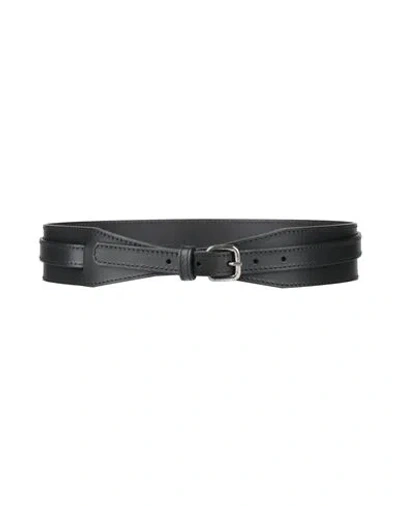 Fabiana Filippi Woman Belt Black Size 36 Leather