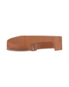 Fabiana Filippi Woman Belt Tan Size L Leather