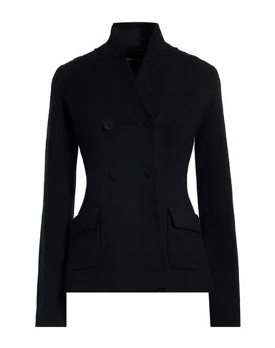 Fabiana Filippi Woman Blazer Black Size 4 Virgin Wool