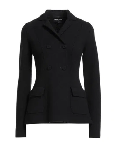Fabiana Filippi Woman Blazer Black Size 6 Merino Wool