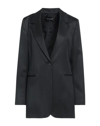 Fabiana Filippi Woman Blazer Black Size 8 Virgin Wool