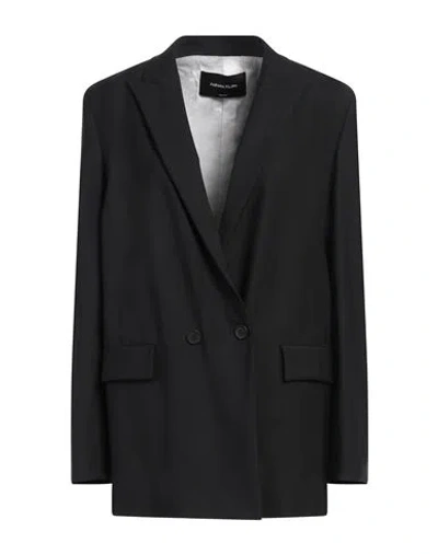 Fabiana Filippi Woman Blazer Black Size 8 Virgin Wool, Polyamide, Elastane