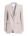 Fabiana Filippi Woman Blazer Blush Size 2 Viscose, Linen In Pink