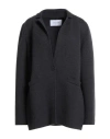 Fabiana Filippi Woman Blazer Charcoal Size 12 Virgin Wool In Black