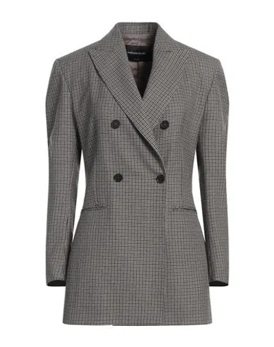 Fabiana Filippi Woman Blazer Grey Size 12 Virgin Wool