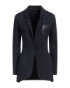 Fabiana Filippi Woman Blazer Midnight Blue Size 4 Virgin Wool In Blue