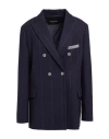 Fabiana Filippi Woman Blazer Navy Blue Size 8 Virgin Wool In Navy Blue