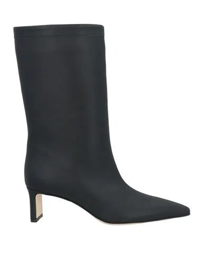 FABIANA FILIPPI FABIANA FILIPPI WOMAN BOOT BLACK SIZE 10 LEATHER