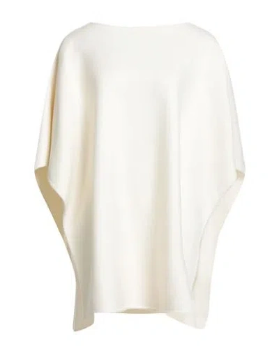 Fabiana Filippi Woman Cape Cream Size M Cashmere In White