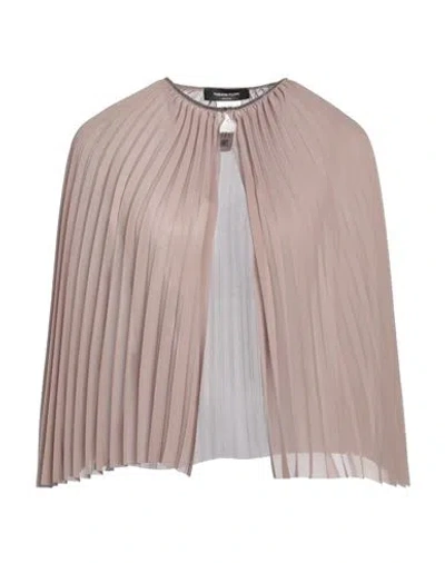 Fabiana Filippi Woman Cape Light Brown Size 8 Polyester In Beige