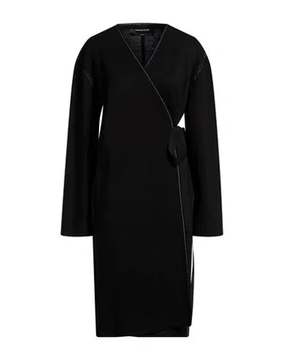 Fabiana Filippi Woman Cardigan Black Size 8 Virgin Wool, Wool