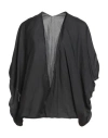 Fabiana Filippi Woman Cardigan Black Size L Silk, Cashmere In Black