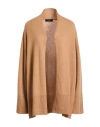 Fabiana Filippi Woman Cardigan Camel Size 4 Cashmere, Merino Wool, Silk In Multi
