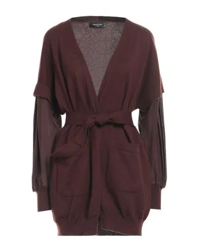 Fabiana Filippi Woman Cardigan Cocoa Size 12 Cashmere In Brown