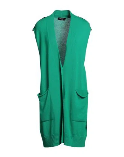Fabiana Filippi Woman Cardigan Green Size 10 Cashmere, Wool, Ecobrass In Green