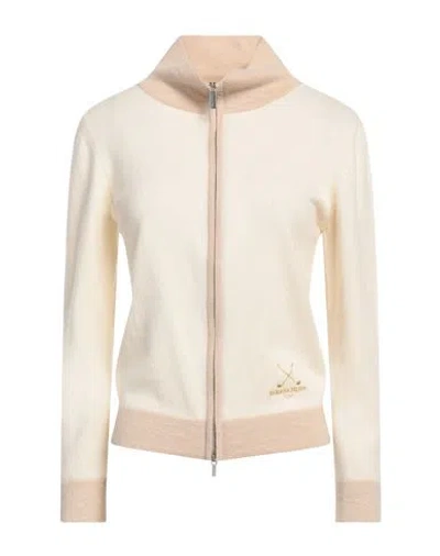 Fabiana Filippi Woman Cardigan Ivory Size 10 Cashmere In White