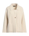 Fabiana Filippi Woman Cardigan Ivory Size 4 Cashmere In White