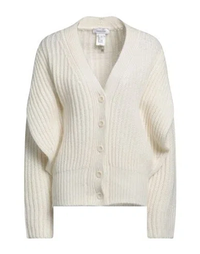 Fabiana Filippi Woman Cardigan Ivory Size 4 Virgin Wool, Cashmere, Mohair Wool, Nylon In White