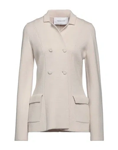 Fabiana Filippi Woman Cardigan Ivory Size 6 Virgin Wool In White