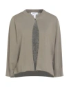 Fabiana Filippi Woman Cardigan Khaki Size 6 Cotton In Multi