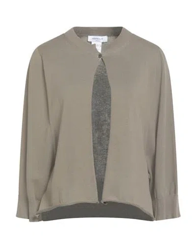 Fabiana Filippi Woman Cardigan Khaki Size 6 Cotton In Multi