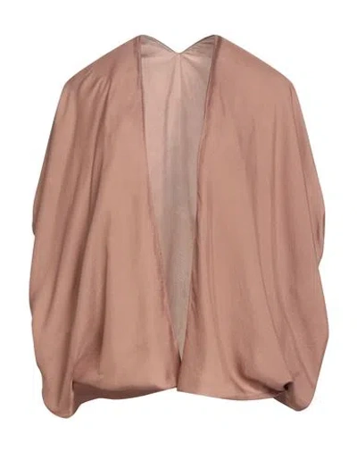 Fabiana Filippi Woman Cardigan Khaki Size S Silk, Cashmere In Pink